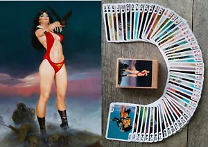 Playing Cards (Poker Deck 54 Cards) VAMPIRELLA Vintage Fantasy Art by Torres 040 - Picture 1 of 5
