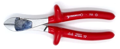 Stahlwille 66027200 Silver & Red 250mm VDE Heavy Duty Side Cutters 1000V 8"