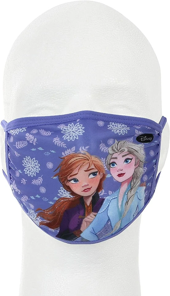 Disney Frozen Elsa Anna Jóvenes Niñas Niño Cubierta Facial Máscara Protector Paquete de 24 Foto 1 de 4