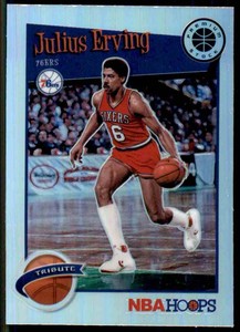 2019-20 Hoops Premium Stock Prizms Silver Julius Erving #293