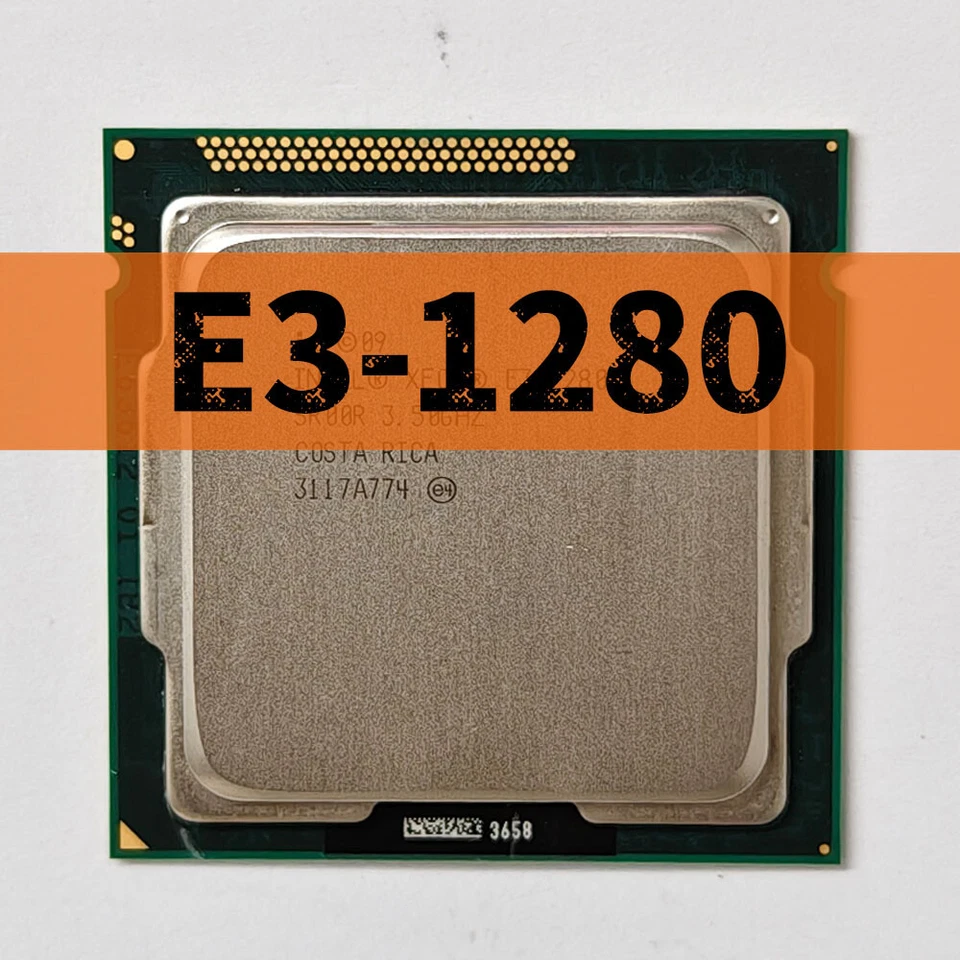 Intel Xeon E3-1280 SR00R 4 Cores 3.5GHz 8M 95W LGA 1155 CPU Processor - Image 1 of 3