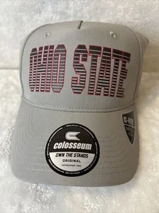 Ohio State Buckeyes NCAA Authorized Colosseum Gray C-Fit Hat Cap Size M/L NWT - Picture 1 of 8