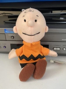 Charlie Brown Peanuts Mini Beanbag Plush Doll Applause Schultz Toy - Picture 1 of 11