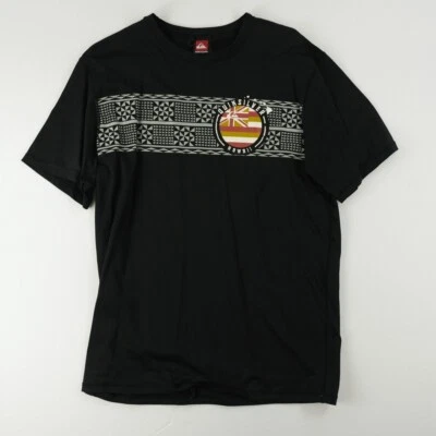 Quiksilver Men Swimwear Medium Rash Guard UV Protection Logo Short Sleeve Tee - Image 1 of 4