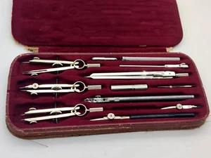 Vintage Germany Tacro 2231 Zeichenwerkzeug Set im Koffer - größtenteils komplett - Bild 1 von 4