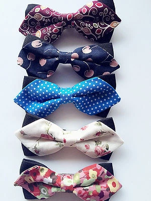 Baby Boys Kids Children Party School Cotton Fashion bow tie Necktie bowtie Pin  - image 1 of 4