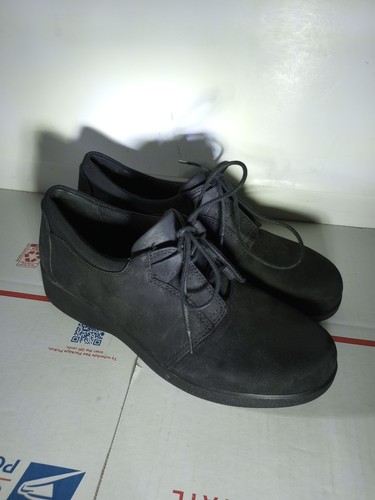 Scarpe Oxford Clarks 38277 in pelle scamosciata Nubuck comode stringate taglia 7 m