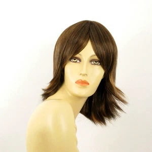 mid length wig for women chocolate light copper wick ref : NEIGE 627c PERUK - Picture 1 of 8