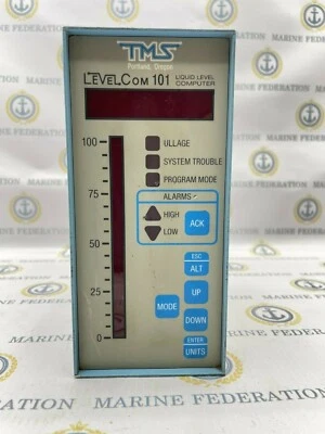 TMS Level Com 101 Tank Gauging System Liquid level Computer Display Indicator - Image 1 of 4