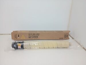 Genuine Ricoh MPC3503 Yellow Toner Cartridge 841814 Open Box