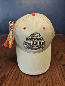 Daytona 500 Champion Dale Earnhardt Jr. #8 Cap Hat Beige NASCAR 2004 Adjustable - Picture 1 of 5