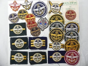 NobleSpirit (DF) Vintage Boy Scouts BSA Explorer Patch Lot Insignia - Picture 1 of 8