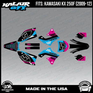 Graphics Kit for Kawasaki KX250F (2009-2012) KX 250F Venom Series - Magenta - Bild 1 von 4