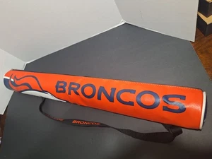 New NFL Denver Broncos Football Licensed Insulated 6 Can Shaft Drink Cooler 28" - Picture 1 of 6