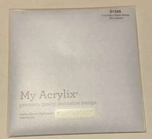 Close To My Heart ~ My Acrlix Stempelset ~ D1529 Cricut Artiste ~ NEU! ~ Geburtstag - Bild 1 von 3