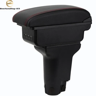Compatible with Fiat 500 Armrest 2012-2017 Box Center Console Storage - Image 1 of 4