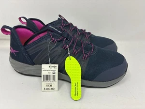 Reebok Work Damen Astroride Stahlkappe Stat dunkelmarine und lila - 9,5 Medium - Bild 1 von 5