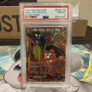 Dragon Ball Super TCG Son Goku, Fist of Fate BT25-145 2024 Secreto Raro PSA 10 - Imagen 1 de 3