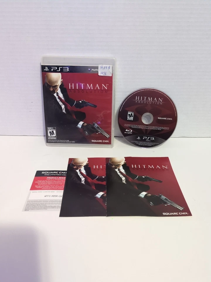 Hitman Absolution Playstation 3 PS3 Complete CIB Manual Square Enix Tested Works - Image 1 of 4
