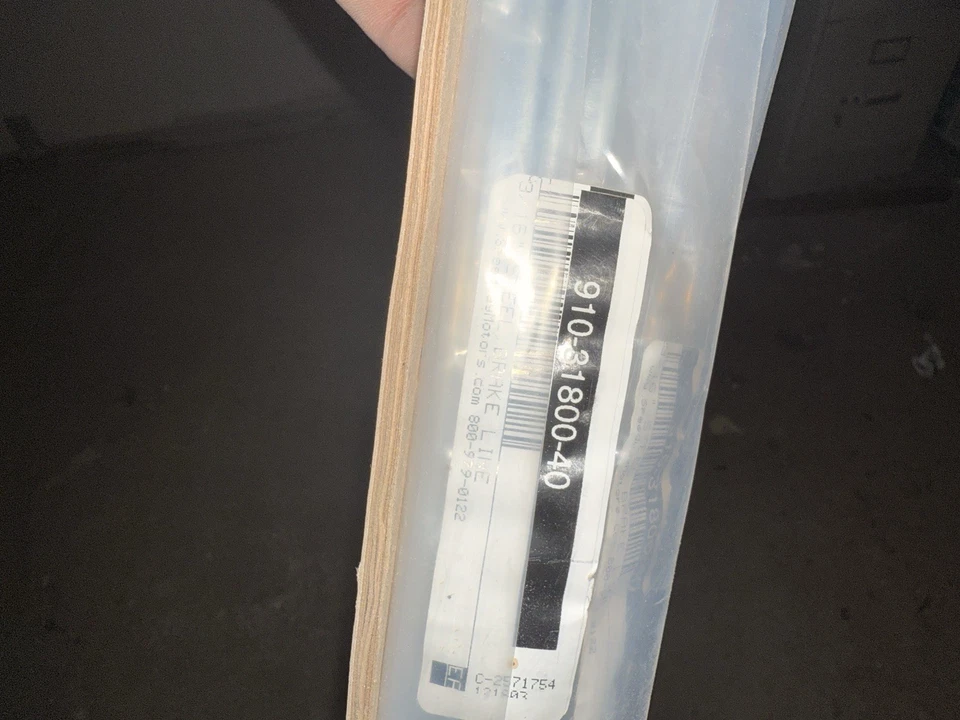 3/16 Speedway Zinc Coated steel brake line 40” C-2571754 (pack Of 10) Foto 1 de 1