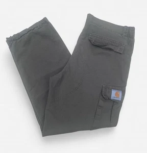 Pantalones deportivos Carhartt con capucha Theory pantalones cargo verdes - W34 L27 - Imagen 1 de 18