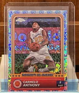 Carmelo Anthony - 2024/25 Topps Chrome McDonalds - Rifrattore McFlurry - Foto 1 di 1