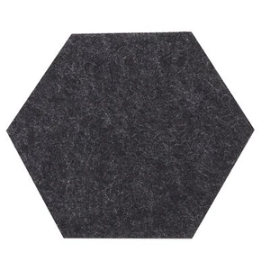 10PCS/Set Felt Fabric Cup Hexagon Mat Drink Coaster Beer Coffee Placemat - Picture 1 of 8