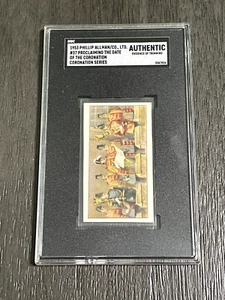 1953 Phillip Allman Krönungsserie zur Verkündigung des Krönungsdatums #37 - Bild 1 von 2