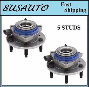 Front Wheel Hub Bearing Assembly Fit CADILLAC Seville (ABS) 1997 - 2004 (PAIR)