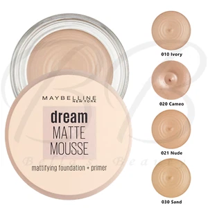 MAYBELLINE Dream Matte Mousse Mattifying Foundation and Primer SPF15 *ALL SHADES - Picture 1 of 17