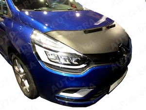 CAR HOOD BONNET BRA fit Renault Clio IV 2012- NOSE FRONT END MASK BRA DE CAPOT - Imagen 1 de 5