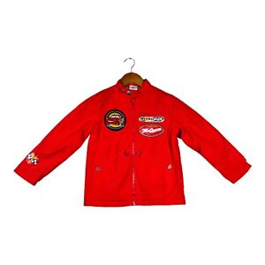 Rare Disney Cars Radiator Springs Lightning McQueen Racing Jacket Kid's 5/6