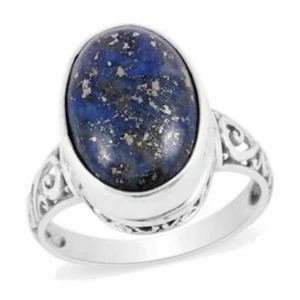 BALI LEGACY .925 Sterling Silver LAPIS LAZULI Ring  6 ctw - Picture 1 of 4