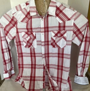 Buffalo David Bitton Herren Langarm Knopfleiste Shirt kariert mehrfarbig M - Bild 1 von 10