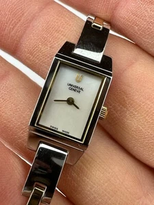 Vollgehäuse Damen Universal Geneve Modell 621.621 Uhr mit Bi-Metall Armband - Bild 1 von 20
