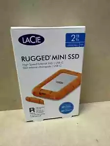 LaCie Rugged SSD 2TB Solid State Drive USB-C USB 3.2 NVMe Geschwindigkeiten bis zu 1050MB - Bild 1 von 3