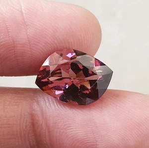 Pietra preziosa sciolta 10,42 carati taglio di rodolite impeccabile laboratorio coltivata qualità AAA - Foto 1 di 8