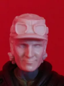 MH089 Cast Action figure head sculpt for use with 1:18th scale GI JOE Military - Picture 1 of 4