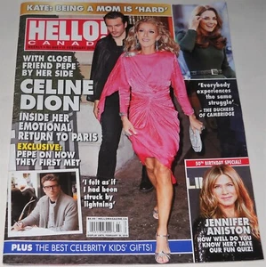 Hello Canada Magazine No 646 February 11 2019 Celine Dion Jennifer Aniston Kate - Bild 1 von 12