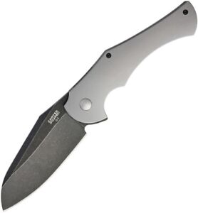 Ontario Carter 2Quared Frame Lock Titanium Handle Flipper Pocket Knife 8876