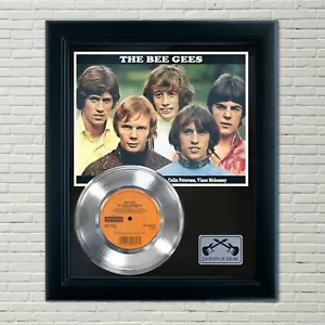 Bee Gees "To Love Somebody" Framed 45 Silver Record Display  - Picture 1 of 3