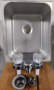 Handwaschbecken, große Größe für tragbare Konzessionsspüle, 1 Fach - Bild 1 von 4