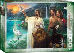 Eurographics 1000 Piece Jigsaw Puzzle - First Creation In Eden - Picture 1 of 1