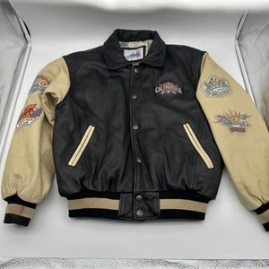 Giacca Bomber Uomo Vintage Walt Disney California Adventure S Disneyland - Foto 1 di 8