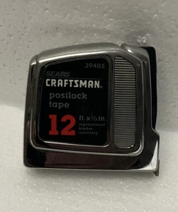Craftsman 39405 Nastro Bloccante 12 Ft Misura In Ottime Condizioni Made In USA - Foto 1 di 4