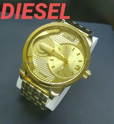 Reloj Hombre DIESEL DZ7306 Cronógrafo Oro Analógico Cuarzo Artículo de Trabajo Foto 1 de 4