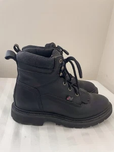 Justin Stiefel Damen 7 M Schnürstiefel schwarz Style WKL749 - Bild 1 von 10