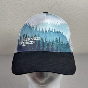 Cappello Jackson Hole berretto snap back camionista maglia montagna foresta outdoor uomo - Foto 1 di 8