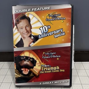Conan O’Brien Triumph The Insult Comic Dog 2-DVD Set Late Night 10th Anv Special - Bild 1 von 14