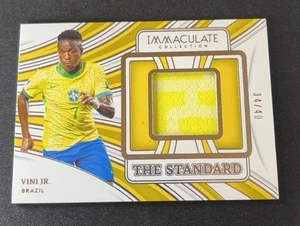 Vini Jr. 2024-25 Panini Immaculate Collection The Standard Material Patch 34/40 - Picture 1 of 2